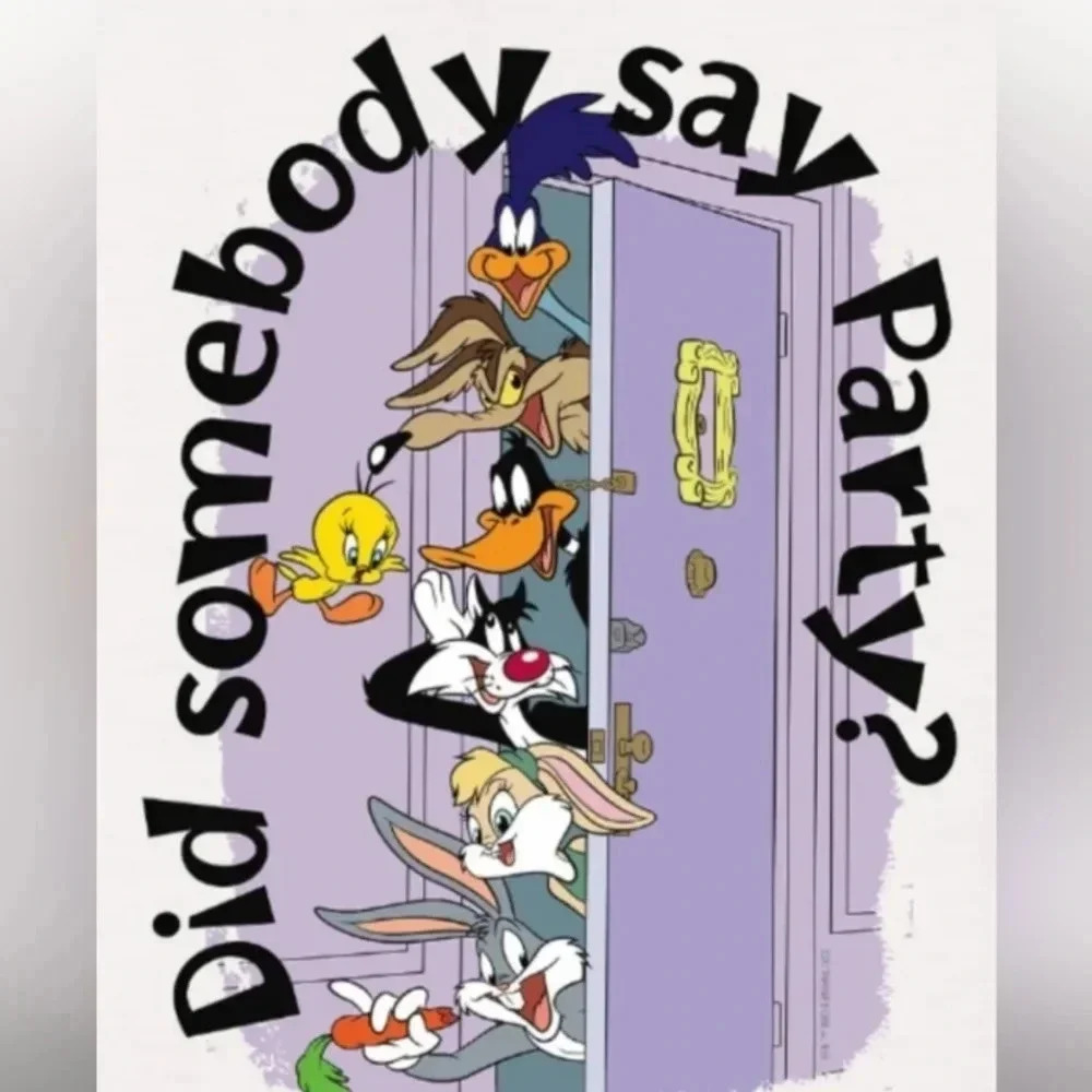 NWT WB 100 LOONEY TUNES ADULT SHORT SLEEVE T-SHIRT - XS